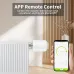 5Pcs Tuya Zigbe Smart Thermostat Radiator Valve Temperature Schedule Setting Window Open Detection Function APP Remote Voice Control Work with Alexa Google Assistance