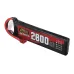 ZOP Power 7.4V 2800mAh 100C 2S LiPo Battery T Plug for RC Car