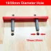 19/20mm Woodworking Planing Stop Board Dog Hole Baffle Plate Workbench Positioning Fixing Clamp Aluminum T Track Plate Bench