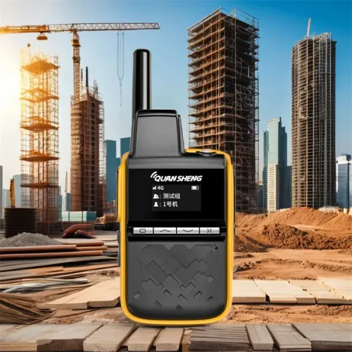 2Pcs QuanSheng IP-M5 4G LTE Professional Walkie Talkie with 3000mAh Battery AI Noise Reduction PTT Intercom Unlimited Distance Group Call Two Way Radio