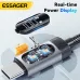 ESSAGER ES-X64 5A PD100W Type-C to Type-C Digital Display Cable PD3.0 QC4.0/3.0 FCP Fast Charging Data Transmission Tin-plated Copper Core Line 1M/2M Long for iPhone 16 16 Pro 15 15 Pro Max for Huawei Mate XT for Xiaomi 15pro