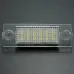 2x LED License Number Plate Light for VW Caddy T5 Golf Passat