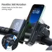 XANEPhone Holder 4.5"-7.0" Adjustable Phone Stand 360 Rotatable Shockproof Portable Bike Holder Phone Bracket for Bicycle Motorcycle