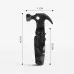 IPRee 18 in 1 Multifunctional Claw Hammer Nail Puller Combination Small Saw Bit Tool Outdoor Survival Camping Hiking Portable Hammer