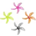 RCSTQ Lightweight Colorful 5-Blade Propeller Props Accessories for DJI NEO / NEO 2 RC Drone Quadcopter