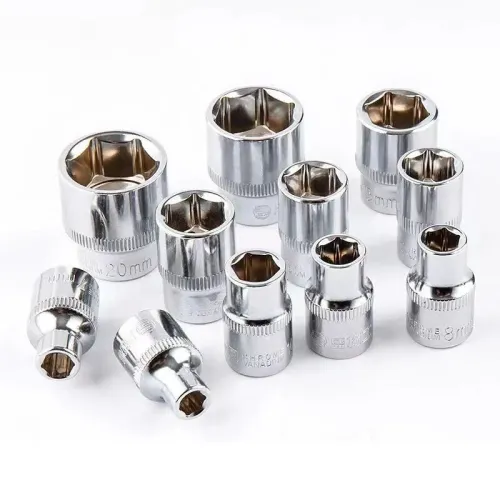 CRV 3/8 Ratchet Socket Wrench Set 21 Pieces Chrome Vanadium Steel Tool Kit Automotive Repair Hand Tools Garage Workshop Socket Sizes 6mm to 24mm