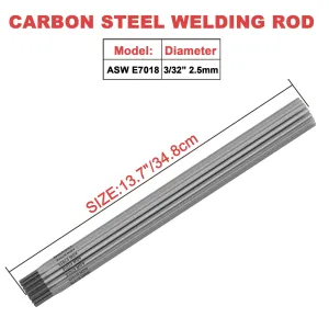 ARC SOUL AWS E7018 Welding Rods Ideal for Medium Grade Carbon Steels Cold Rolled Steels All Position Welding 2.5mm Diameter Packs of 25 40 60 High Quality Welding Performance