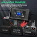 HTRC Large Power 35A 12V 24V Car Battery Charger for Moto Truck Motorcycle AGM Lead Acid PB GEL LCD Display Smart Charging