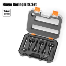 5PCS 7mm Shank Hinge Boring Drill Bit Woodworking Hole Opener 15mm 20mm 25mm 30mm 35mm Cutting Diameter