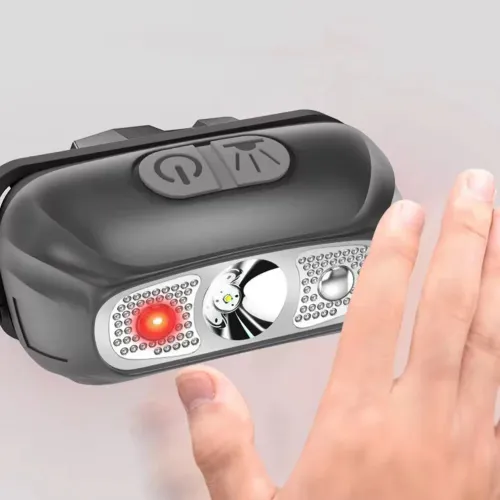 BIKIGHMini USB Rechargeable XPG+ 2 LEHeadlamp Sensor Headlight Camping Flashlight Outdoor Light Fishing Portable Torch Lamp