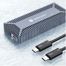 ORICO SO3-C4 USB4 M.2 NVMe SSD Enclosure 40Gbps Thunderbolt3/4 Compatible High Speed Data Transfer Toolless Installation Aluminum Alloy SSD Case Type-C Interface for 2280 M.2 M-key / B&M-key