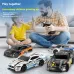 ZY013 RTR 1/43 2.4G 4WD Drift RC Car Mini Full Proportional LED Light Optional Gyro Remote Control High-Speed On-Road Racing Vehicles Models Boys Gifts Toys