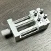 Mini Drill Press Vise Aluminum Alloy 0-47mm Clamping Range Rubber Soft Jaws Compact Adjustable Vice Clamp for Crafts Modeling Repairs Tools