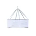 Folding Hanging Drying Rack Mesh Dryer with Zippers For Shrimp Fish Fruit Vegetables Herb