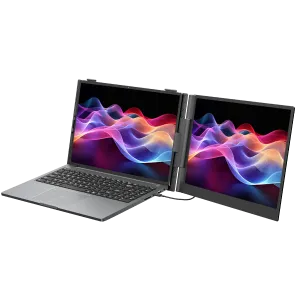 Blackview SCM8/DCM8 15.3 Inch 1200P Dual Screen Monitor 60Hz IPS Type C Portable Computer Monitor Gaming Display Screen for Smartphone Tablet Laptop Game Consoles