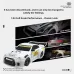 S916 RTR Mini 1/43 2.4G 4WD Drift RC Car Gyro GTR Race LED Light Full Scale Remote Control High-Speed Motor On-Road Racing Vehicle Model Boys Gifts Toys