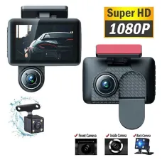 4 Inch 2/3 Lens Car Driving Recorder Dash Cam HD 1080P Night Vision Enhanced Video Recording Car Recorder DVR