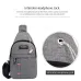 Men's Casual Oxford Cloth Chest Bag Fashion Lightweigh Crossbody Bags Large-capacity Storage Shoulder Bag for Outdoor Travel Daily