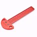 T-Square Ruler Aluminum Alloy Anodized Finish 1/32 Inch/1MM Precision Hole Spacing Ergonomic Design for Craftsman
