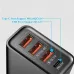 30W 4-Port USB PD Charger Dual USB-A+USB-C PD3.0 QC4.0+QC3.0 Support SCP FCP Fast Charging Wall Charger Adapter EU Plug for iPhone12 13 14 14 Pro 14Pro Max for Huawei Mate50 for Oppo Reno9 for Redmi K60 for Samsung Galaxy S23