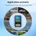 VT-AIR01 Air Quality Test 2000mAh Battery 2.8 Inch Screen CO2 PM2.5 NAI HCHO TVOC Monitoring Real-Time Display