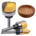 3pcs Multi size Shank Round Nose Bits With Bearing Router Bits Carbide Cutters Woodworking Milling Cutter For Wood Bit Face Mill Tools