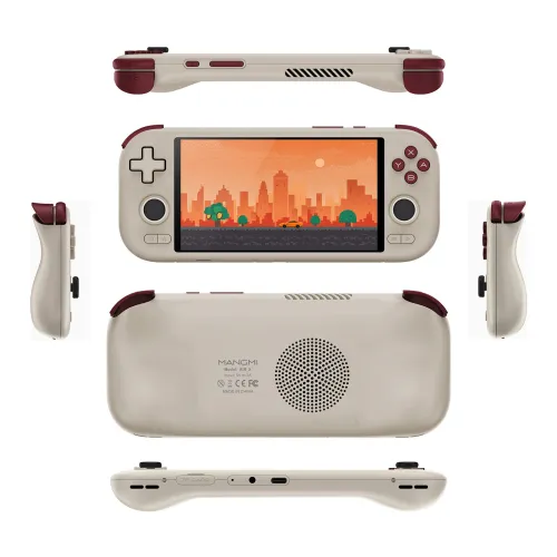 256G Mangmi AIR X 1179+ Games Android14 Handheld Gaming Console 5.5-inch Screen Snapdragon 662 5000mAh Battery Hall Joystick and Hall Triggers Retro Game Emulator Portable Console
