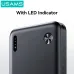 USAMS CD253 PB83 37Wh 10000mAh Power Bank External Battery Power Supply with 1 Input & 2 Outputs Fast Charging for iPhone 17 17 Pro 16 15 14 Pro Max for Huawei Pura 80 Ultra for Xiaomi 17Pro for SAMSUNG for OPPO