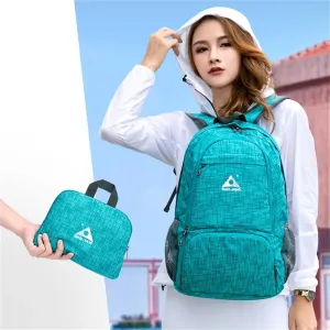 PLAYKING Lightweight Nylon Foldable Backpack Waterproof Outdoor Sport Camping Hiking Travel Folding Bags