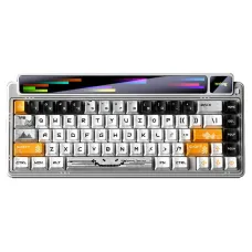 LEOBOG AMG65 Custom Mechanical Keyboard With TFT LED Screen 67 Keys Triple Mode Wireless/bluetooth/Wired Gasket Structure Hot Swappable RGB Gaming Keyboard with 8000mAh Battery