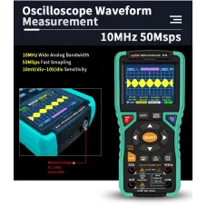 2IN1 WINAPEX 810B Digital Oscilloscope Multimeter 10MHz Bandwidth 50MSa/s Sampling High Sensitivity 400V Overload Protection