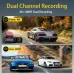 4K Ultra HD Dual Channel Dash Cam 1080P Rear Lens GPS WiFi WDR Night Vision G-Sensor Loop Recording 170 Wide Angle Car Recorder