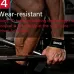 GOUNO1pair Sport Fitness Wrist Lifting Straps Wristband Silicone Non-slip Deadlift Grip Belt for Fitness Weightlifting Pull-up Exercise Training