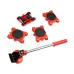 5pcs/set Heavy Duty Mover Set Furniture Mover Tools for Home Shop Lifting Heavy Duty Furniture Remover Lifter Sliders Kit Hand Transport Tools