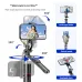 F16 Wireless bluetooth Selfie Stick with Adjustable Tripod Anti-Shake Detachable Stabilizer with bluetooth Remote 1.7m Telescopic 3-in-1 Mobile Phone Camera Stand