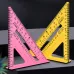 Carpenter Triangle Square Measuring Ruler 45 Degree Ruler Woodworking Scriber Angle Ruler For Woodworking