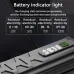 BIKIGH5000Lm Super Brightness Bike Headlight 17 LELamp Bead Waterproof 4 Light Modes Type-Fast Charge Aluminum Alloy Bicycle Front Light with Digital Display
