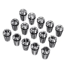 Machifit 15pcs ER11 1mm to 7mm Spring Collet Set  Collet Chuck for CNC Milling Lathe Tools