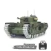 COOLBANK Model UK 1/16 2.4G RC Main Battle Tank Smoke Sound Recoil Shooting LED Light Simulated Vehicles Models RTR Toys