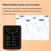 15-in-1 Air Quality Monitor Wifi Tuya App 15-in-1 Smart Tester With stand CO2 CO TVOC HCHO PM2.5 PM1.0 PM10 AQI Battery Powered Real-Time Display for Home Office