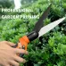 SK5 Steel Gardening Shears 360 Rotating Blade Heavy Duty PTFE Coated Anti-rust Garden Scissors for Pruning Trimming Cutting Hedge Lawn Flower Grass Tree Branches High Strength Durability Comfortable Grip Design