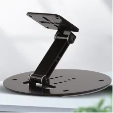 Generic Universal Projector Stand Metal Foldable Wall Mount Ceiling Desktop Holder with 180 Rotation Height Adjustment Multi Angle Install Kit