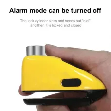 BENGGOType-Charging Bicycle Disc Brake Lock 130dB Loud Alarm Anti-thief Protection Aluminum Alloy Waterproof Reminding Rope Lock for Bike Motorcycle