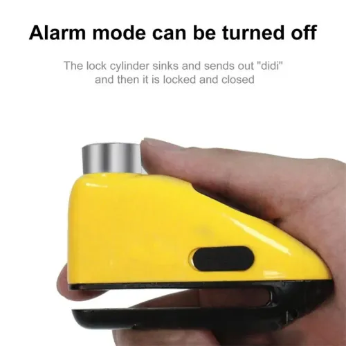 BENGGOType-Charging Bicycle Disc Brake Lock 130dB Loud Alarm Anti-thief Protection Aluminum Alloy Waterproof Reminding Rope Lock for Bike Motorcycle