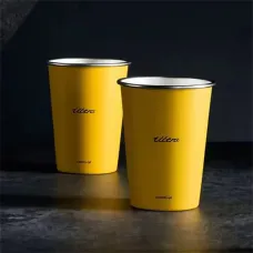 Xiaomi 2PC350ml Stainless Steel Tumbler Mini Portable Whiskey Cups Office and Gym Mugs Eco-Friendly Water Bottle for Home Office Outdoor Camping