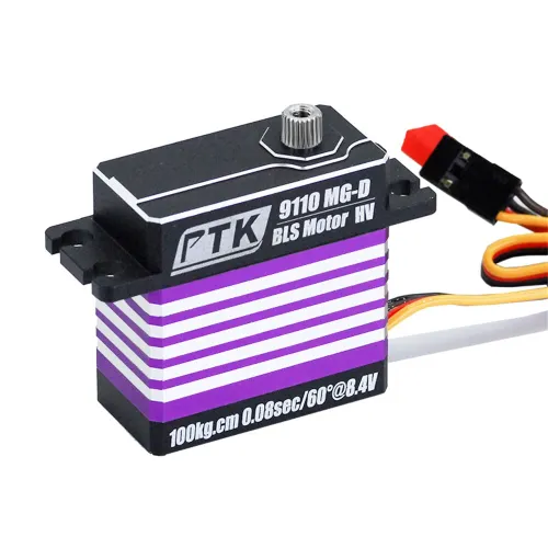 PTK 9110 MG-D 100KG 0.08/Sec High Torque Digital RC Servo for Turbojet Aircraft Models