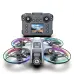 XKJ K200 MAX WiFi FPV with LCD Screen Controller HD Dual Camera Electrically Adjustable Optical Flow Hover Automatic Obstacle Avoidance Dazzling 7-Lights Circle Protection Brushless 2.4G 4CH 6-Axis Remote Control Toys RC Drone Quadcopter RTF
