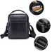 BULLCAPTAIN Genuine Leather Men Shoulder Bags Vintage Small Flap Crossbody Handbag Vintage Messenger Bag