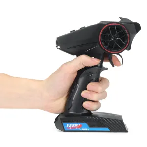 FLYUEACE T-6819A 2.4GHz 4CH Transmitter with RX-G4 Light Control Mini Receiver for RC Car Boat Tank Models