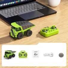HJ2025-3D RTR 1/64 2.4G Mini RC Car Dump Support App Remote Controlled Engineering Vehicle Desktop Toys Model Collection Gift For Boys